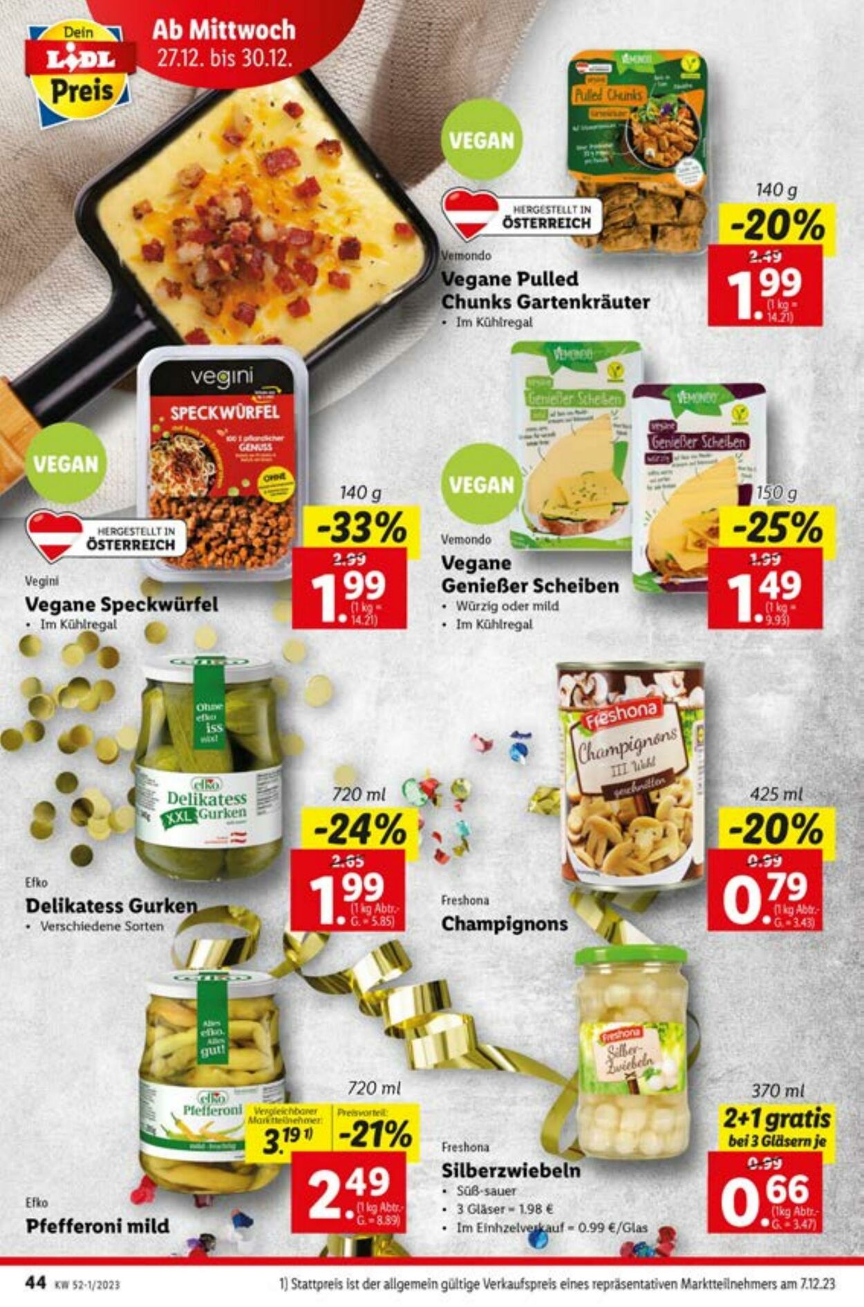 Prospekt Lidl 21.12.2023 - 23.12.2023