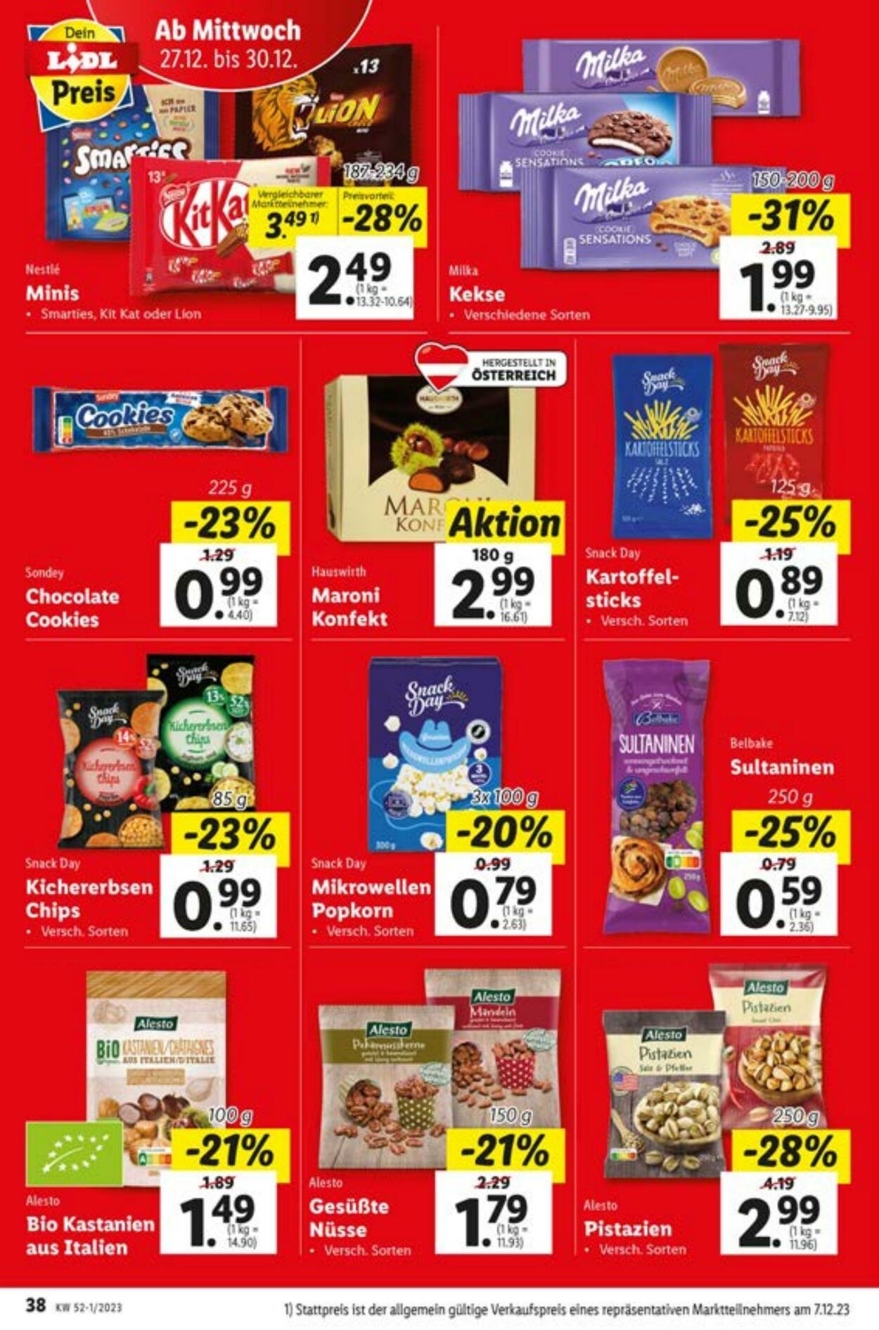 Prospekt Lidl 21.12.2023 - 23.12.2023