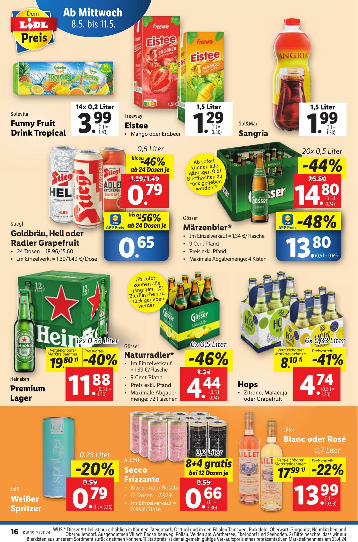 Prospekt Lidl 08.05.2024 - 15.05.2024