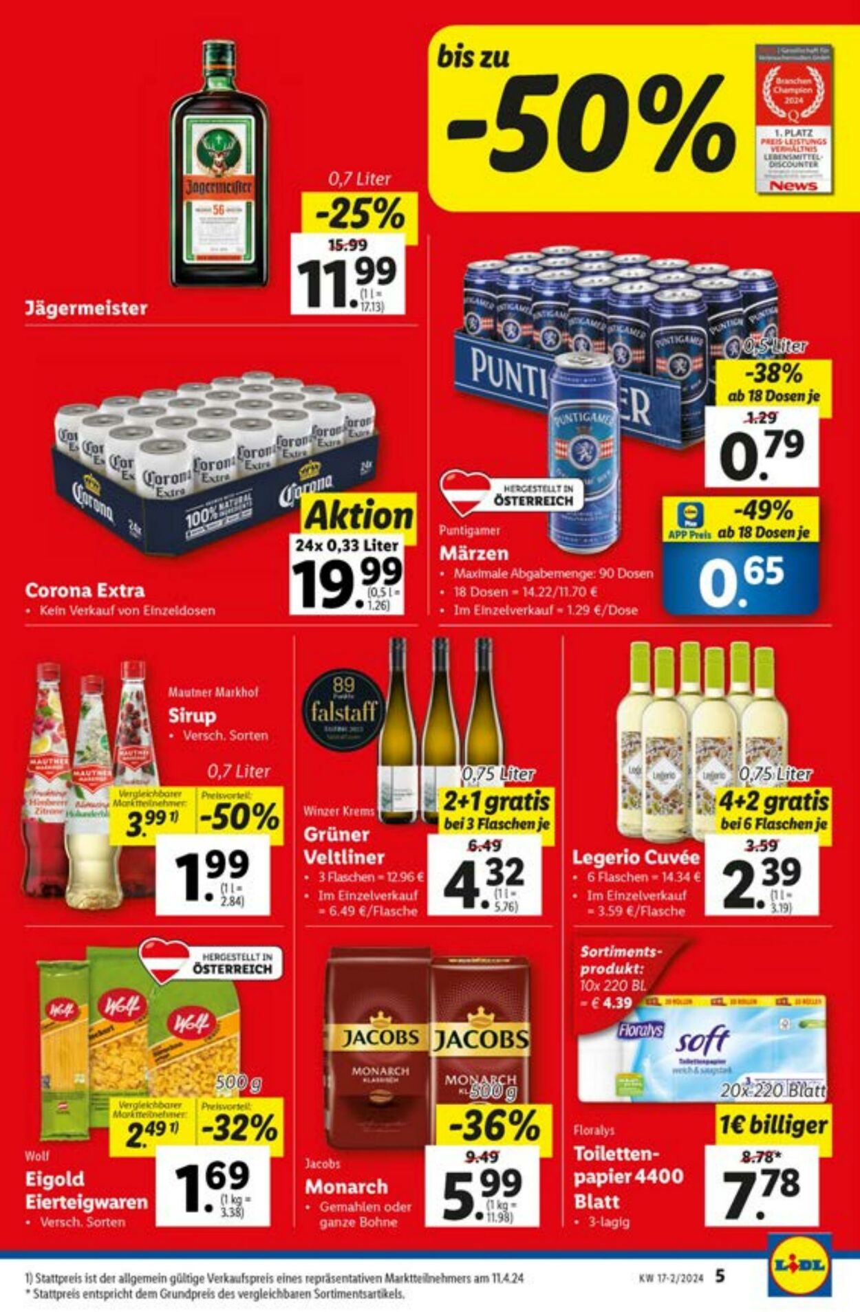 Prospekt Lidl 25.04.2024 - 30.04.2024