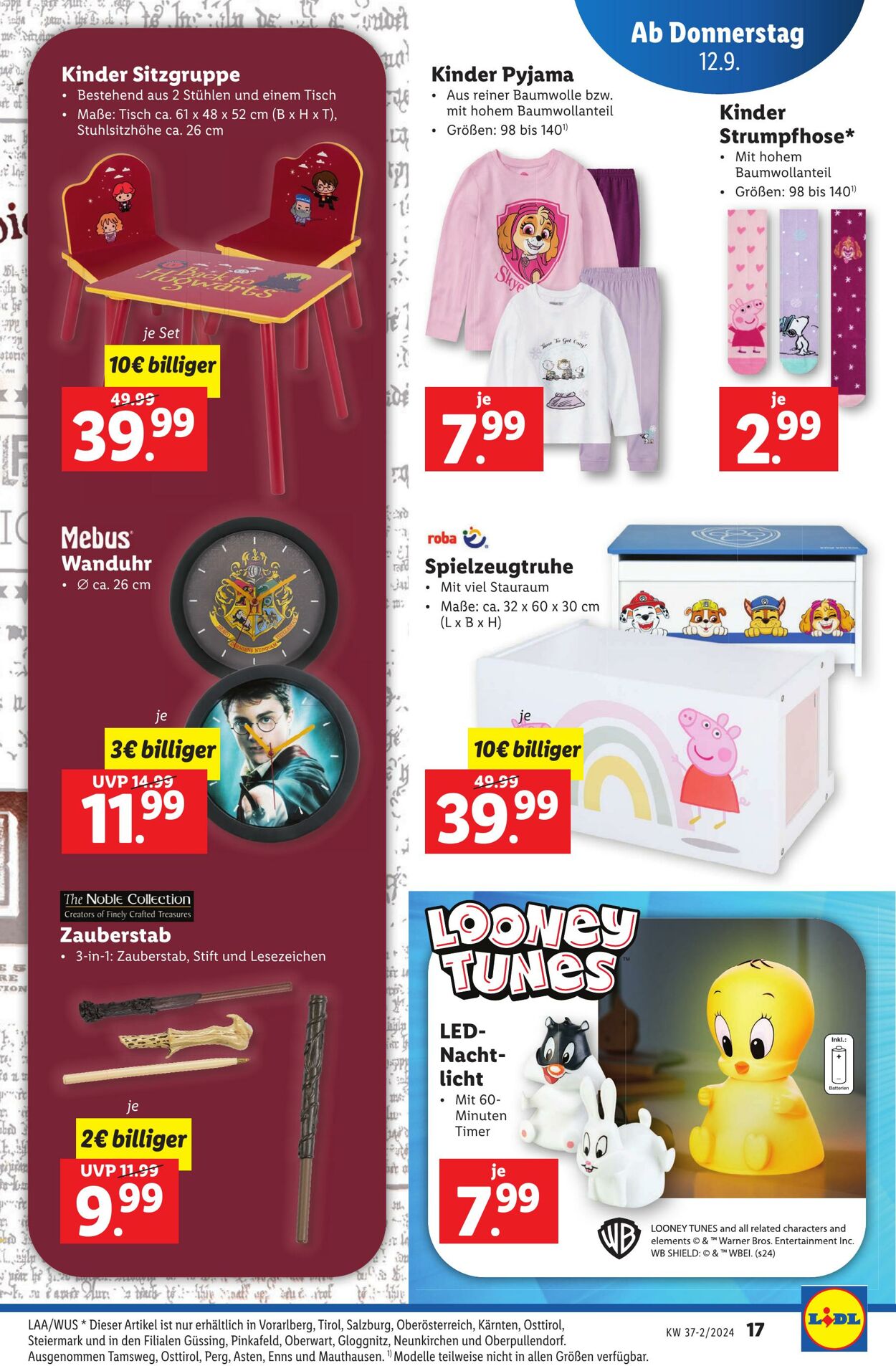 Prospekt Lidl 12.09.2024 - 18.09.2024