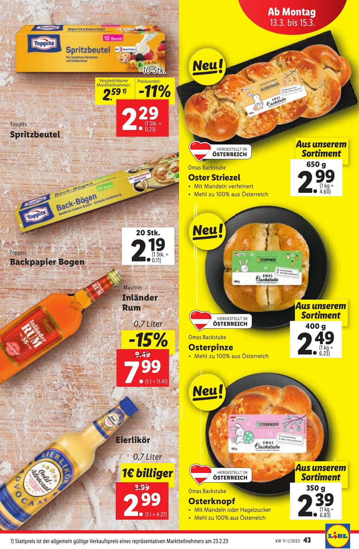 Prospekt Lidl 09.03.2023 - 15.03.2023