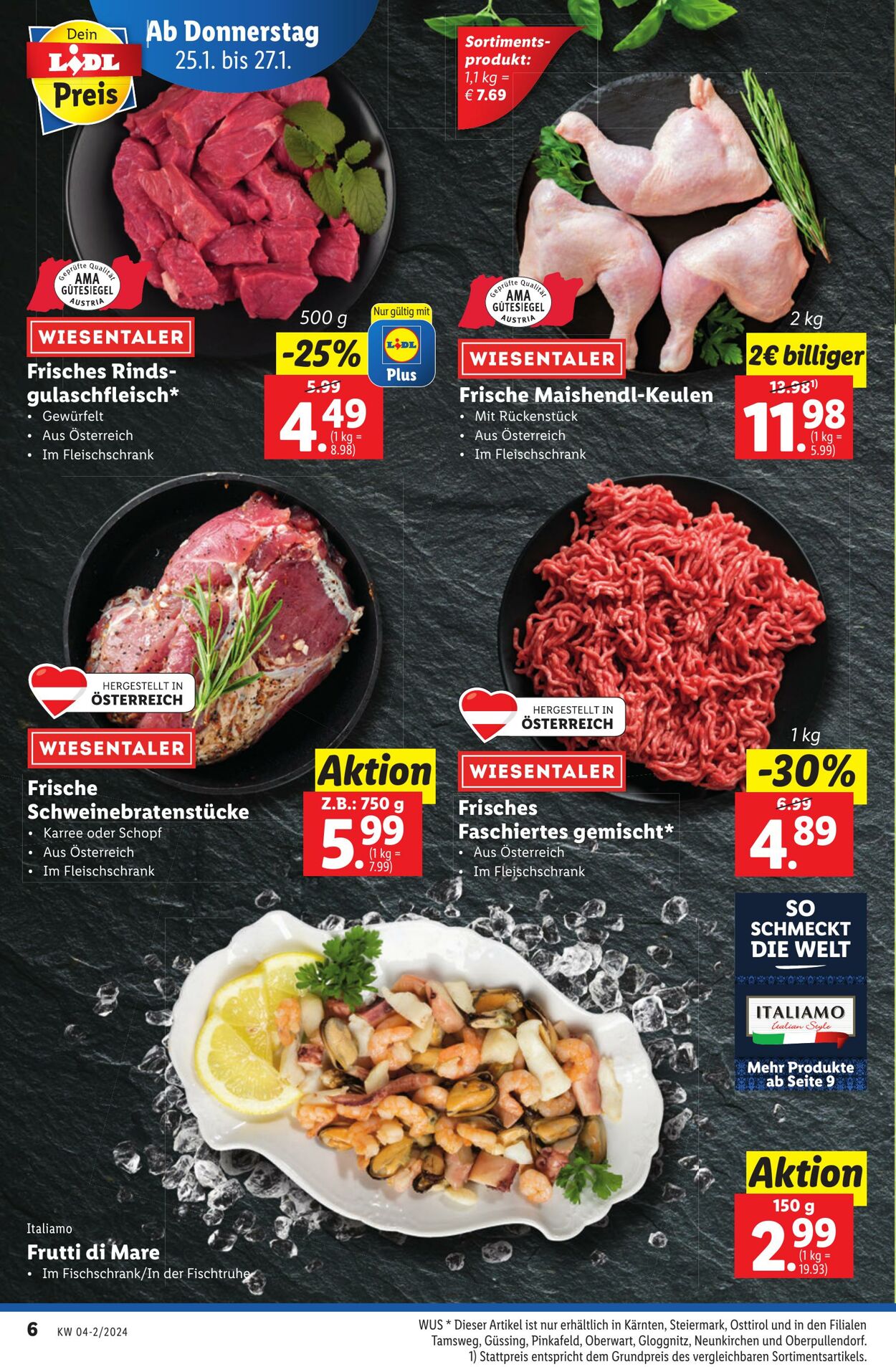 Prospekt Lidl 25.01.2024 - 27.01.2024