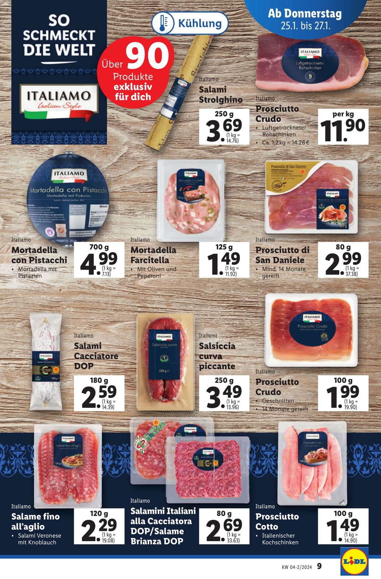 Prospekt Lidl 25.01.2024 - 27.01.2024