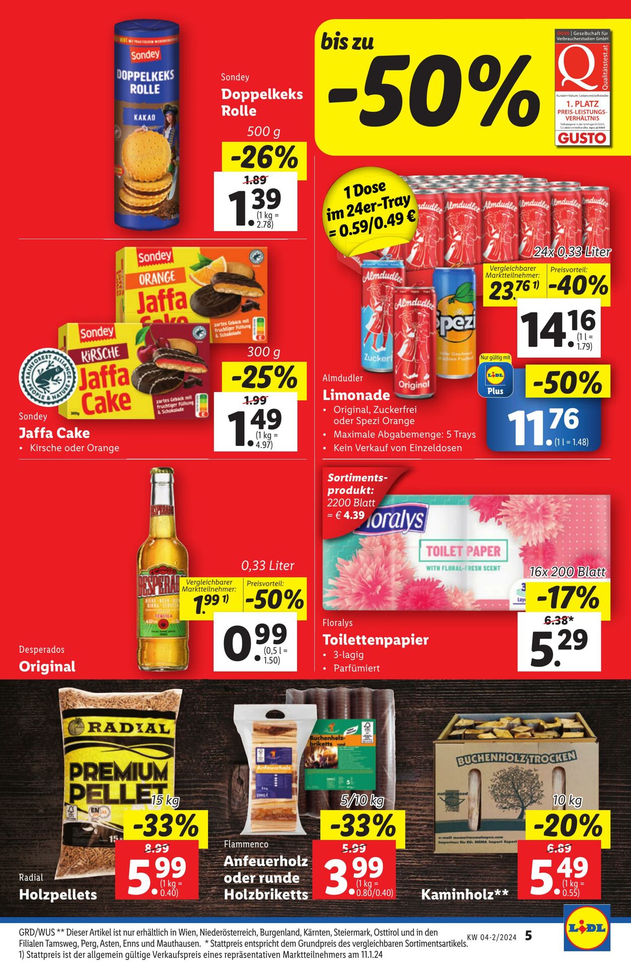 Prospekt Lidl 25.01.2024 - 27.01.2024