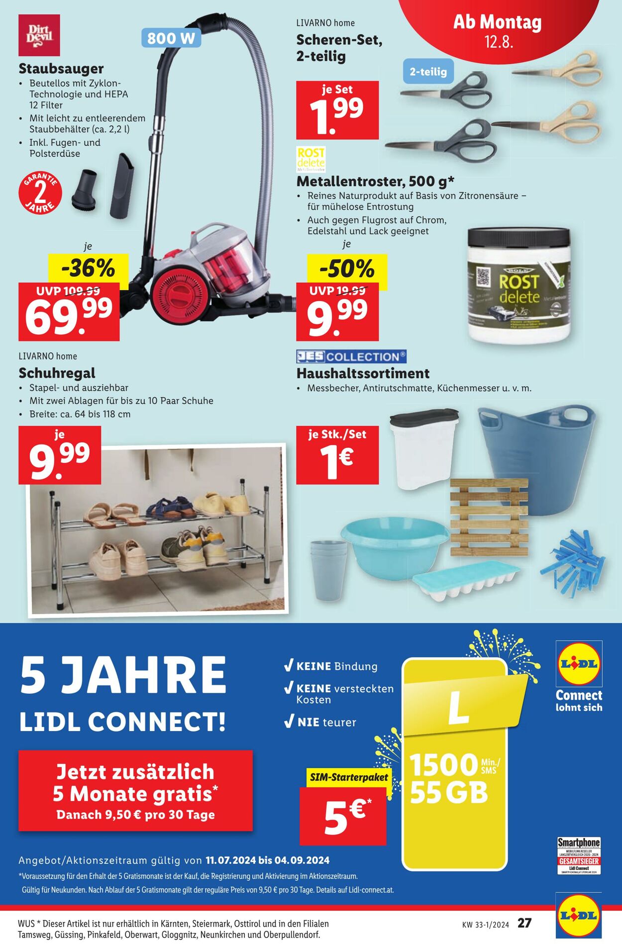 Prospekt Lidl 08.08.2024 - 14.08.2024