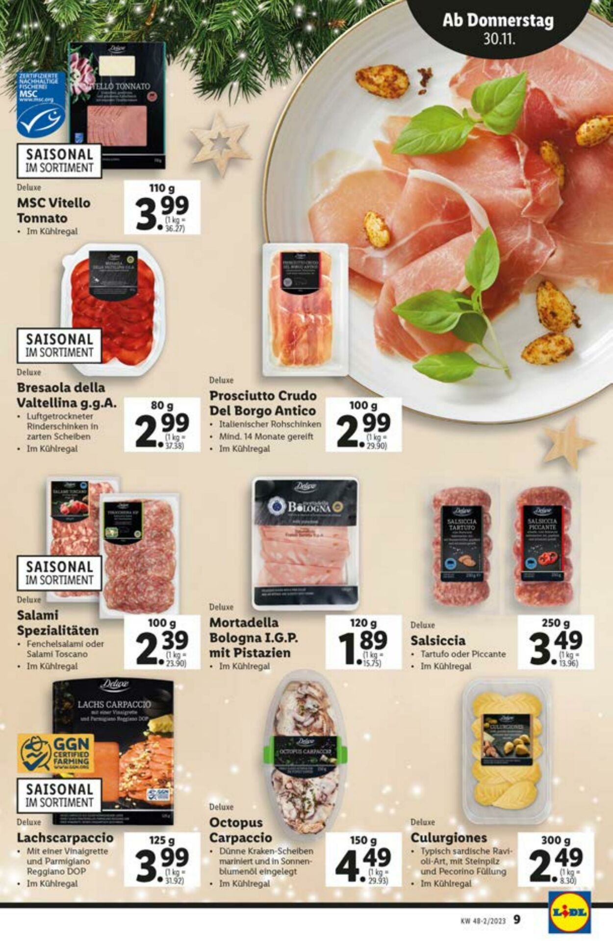 Prospekt Lidl 30.11.2023 - 05.12.2023