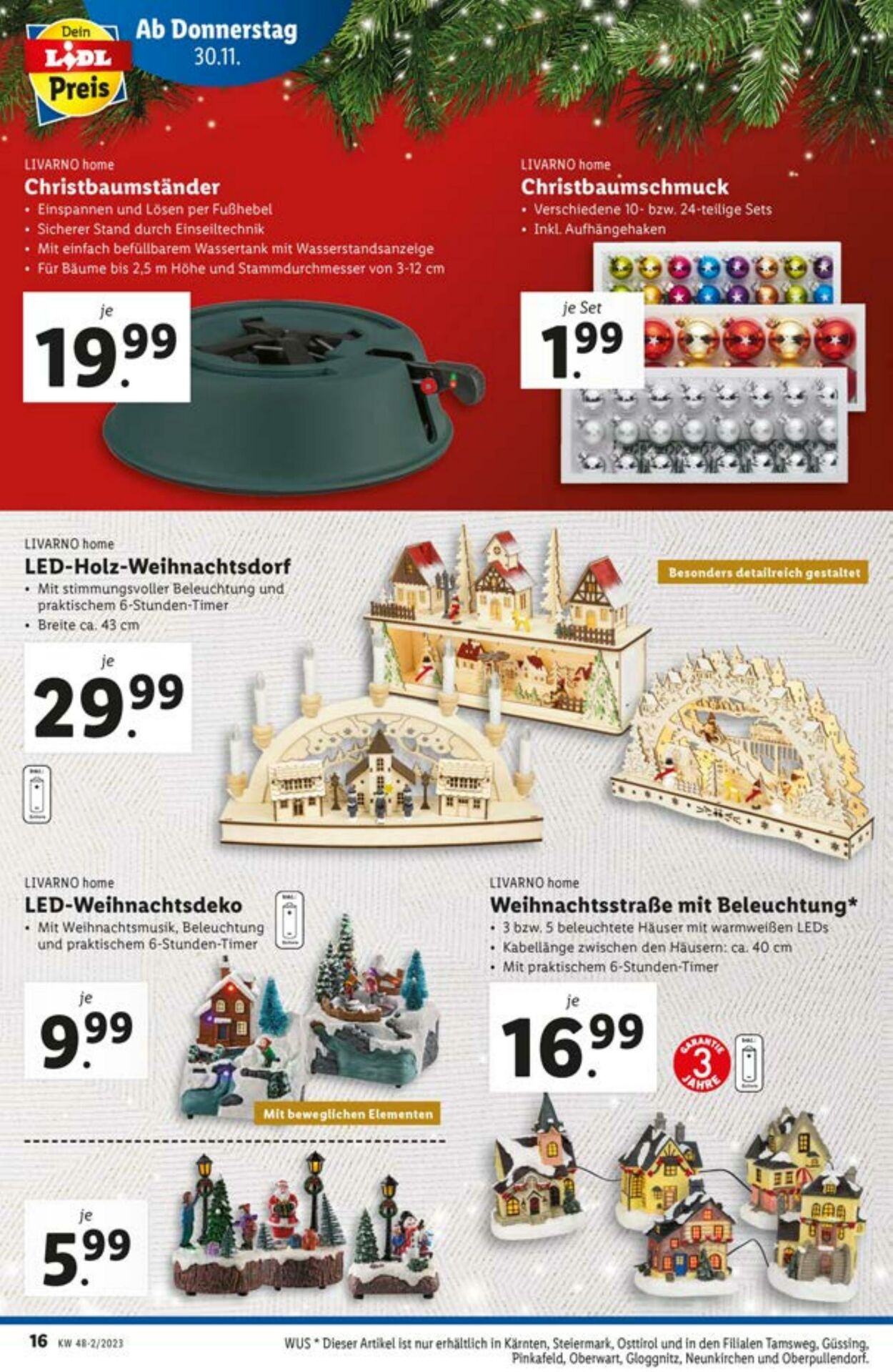 Prospekt Lidl 30.11.2023 - 05.12.2023