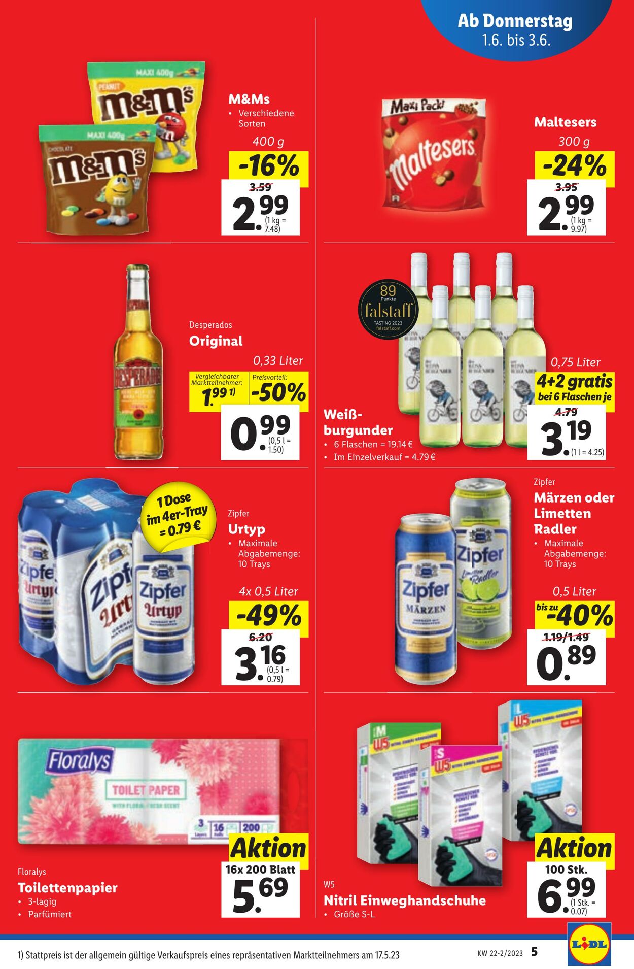 Prospekt Lidl 01.06.2023 - 06.06.2023