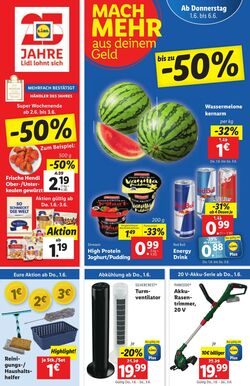 Prospekt Lidl 01.06.2023 - 06.06.2023