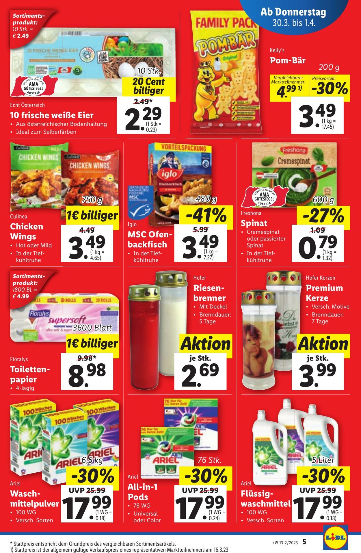 Prospekt Lidl 30.03.2023 - 05.04.2023