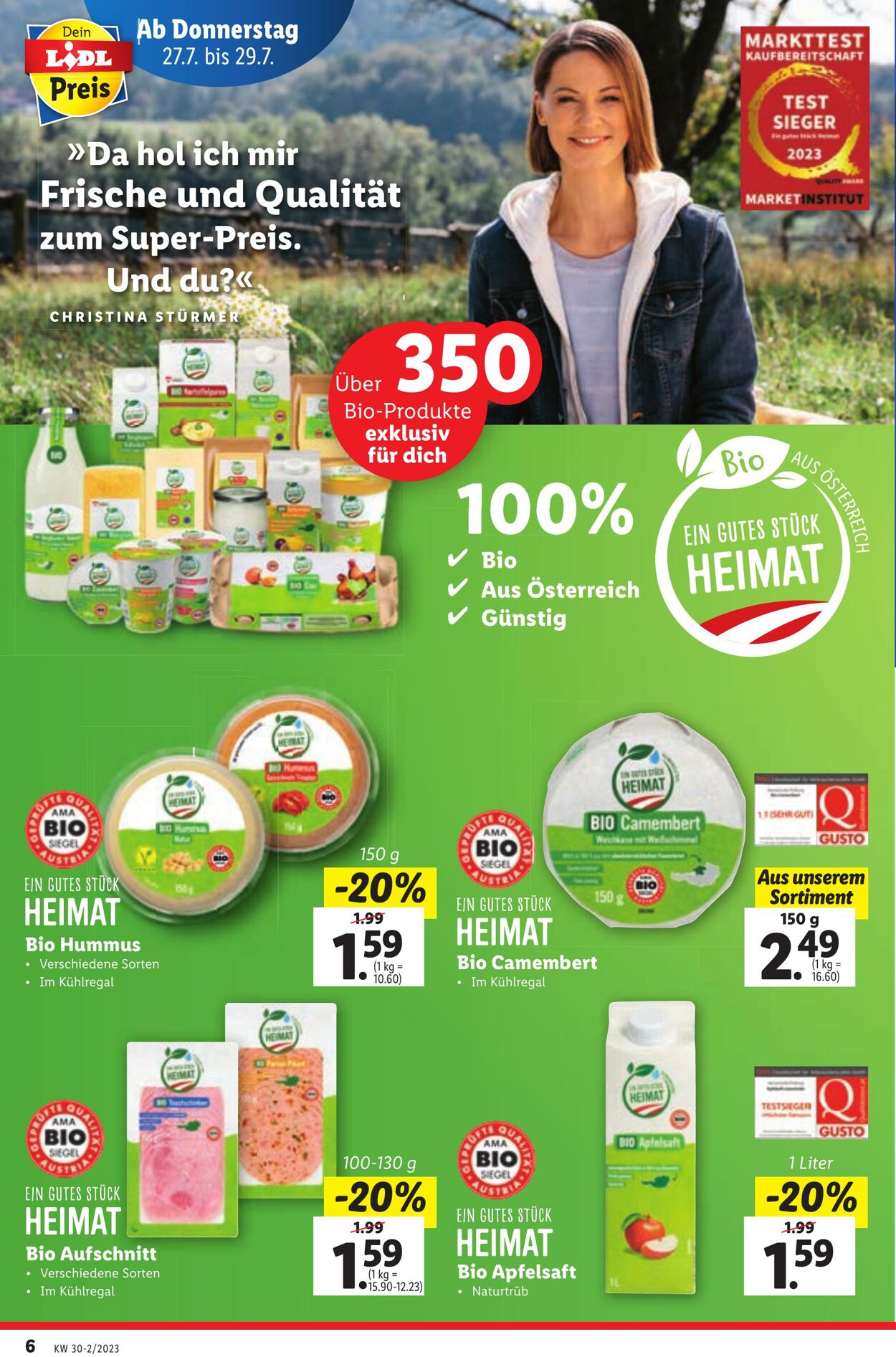 Prospekt Lidl 27.07.2023 - 02.08.2023