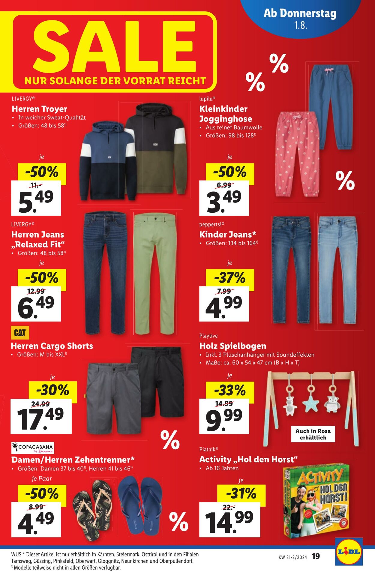 Prospekt Lidl 01.08.2024 - 07.08.2024