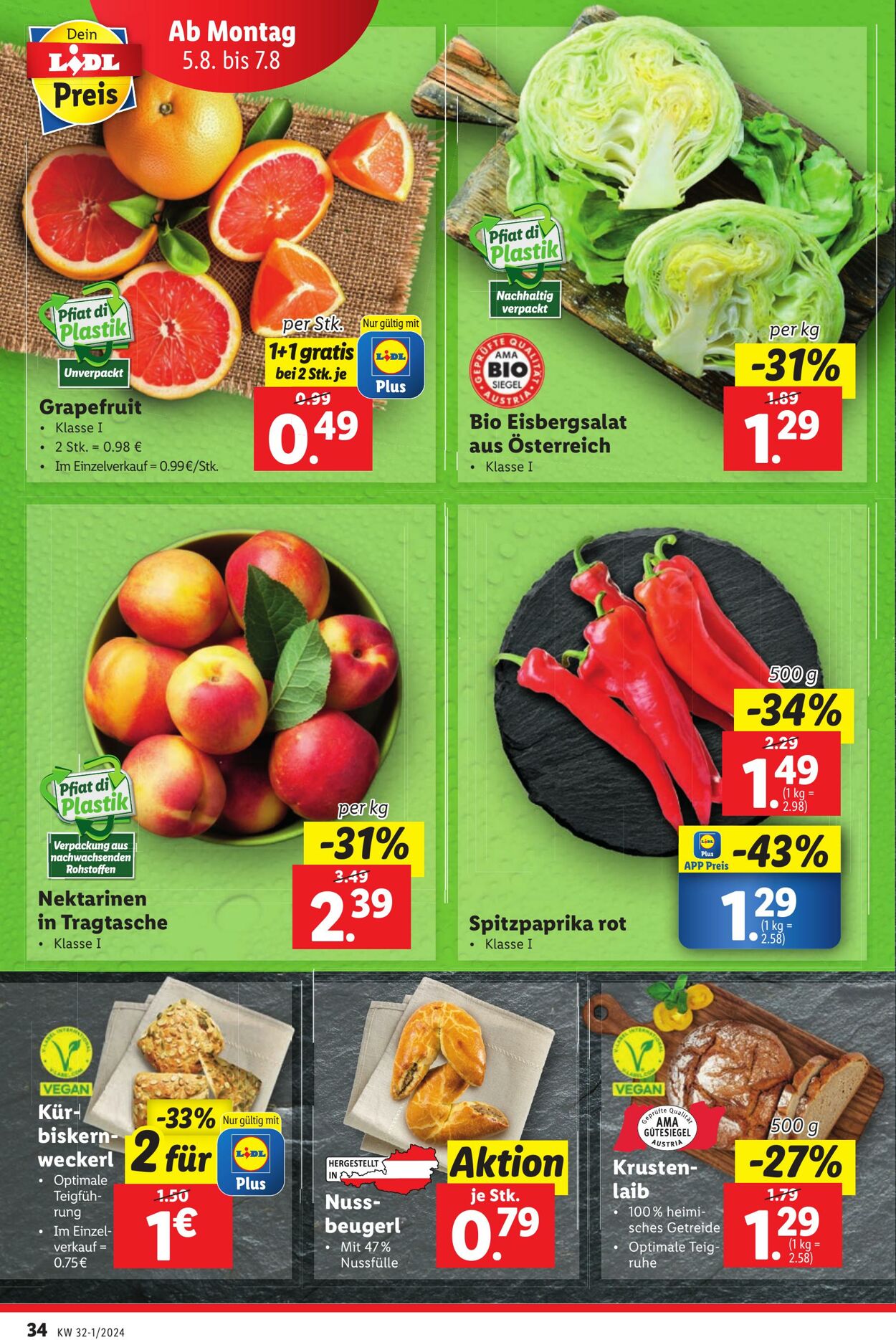 Prospekt Lidl 01.08.2024 - 07.08.2024