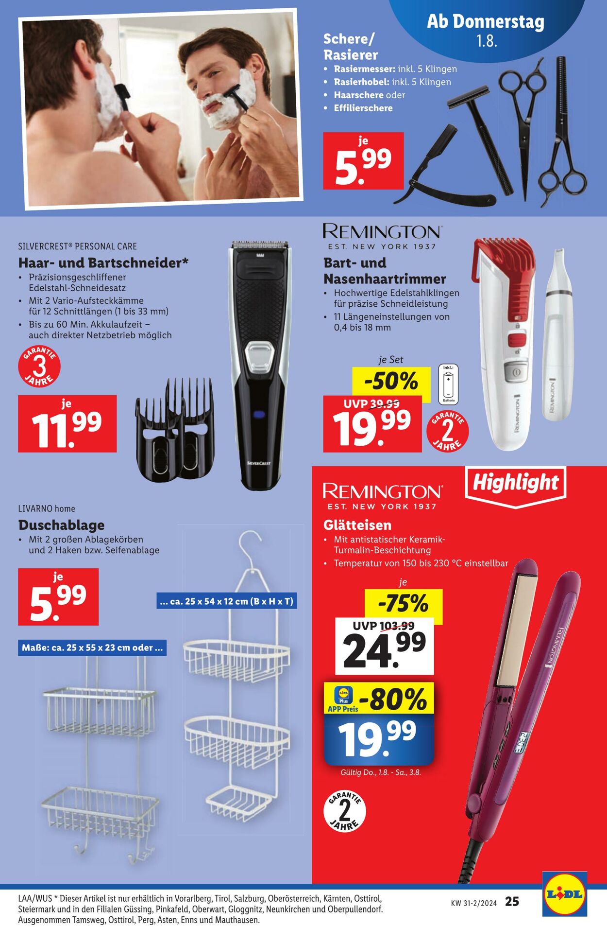 Prospekt Lidl 01.08.2024 - 07.08.2024