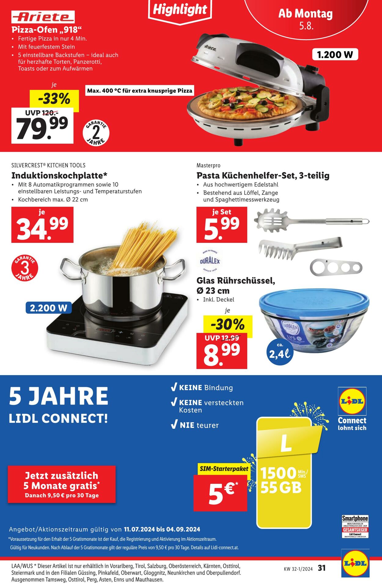 Prospekt Lidl 01.08.2024 - 07.08.2024