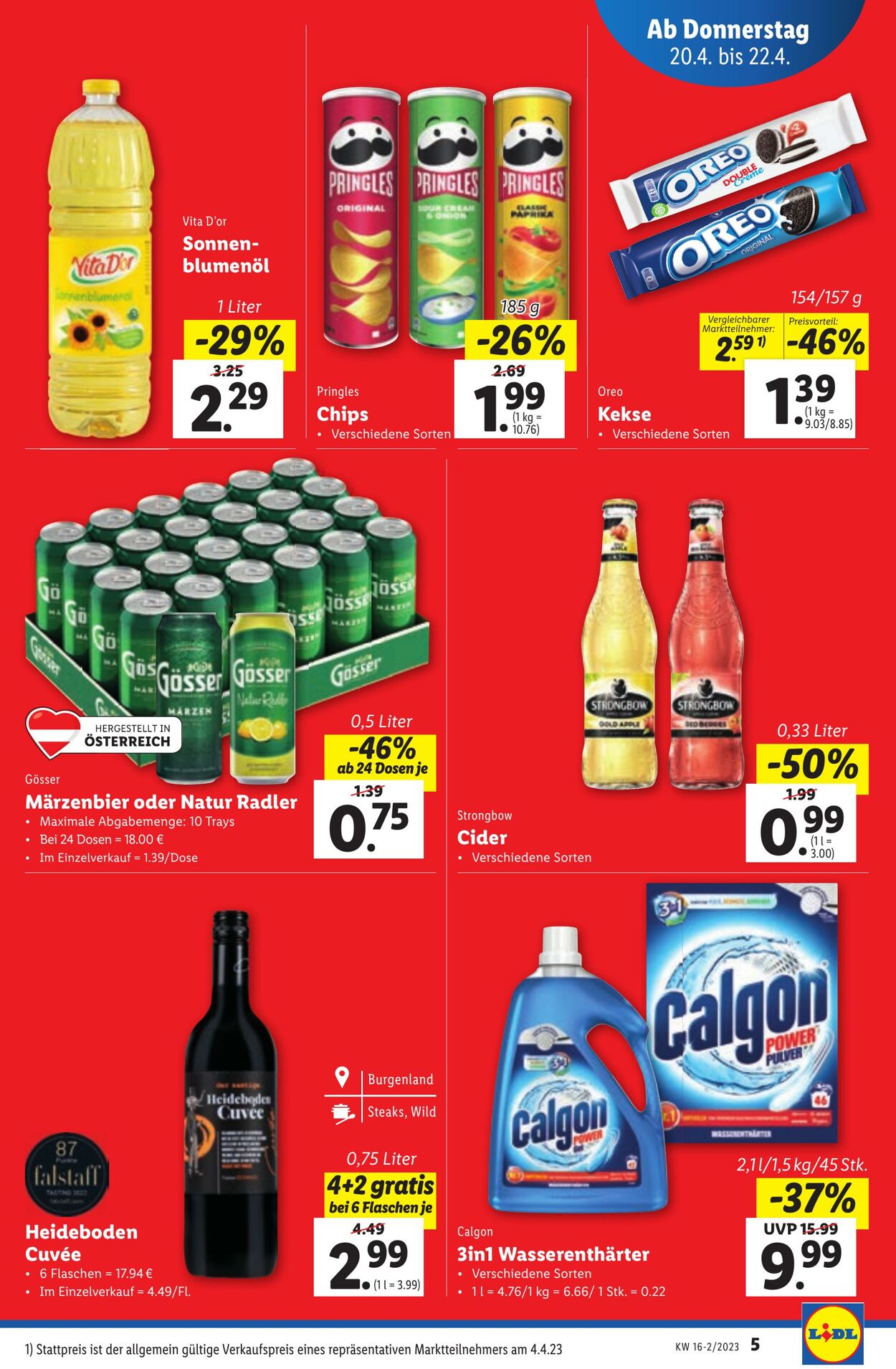 Prospekt Lidl 20.04.2023 - 26.04.2023