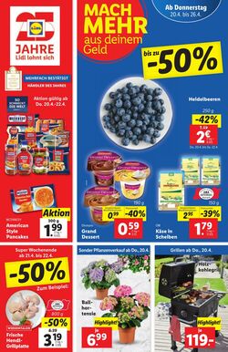 Prospekt Lidl 20.04.2023 - 26.04.2023