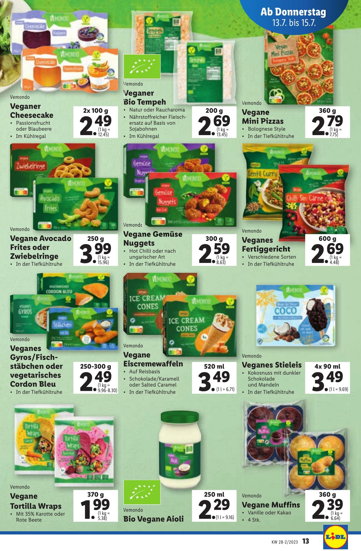 Prospekt Lidl 13.07.2023 - 15.07.2023