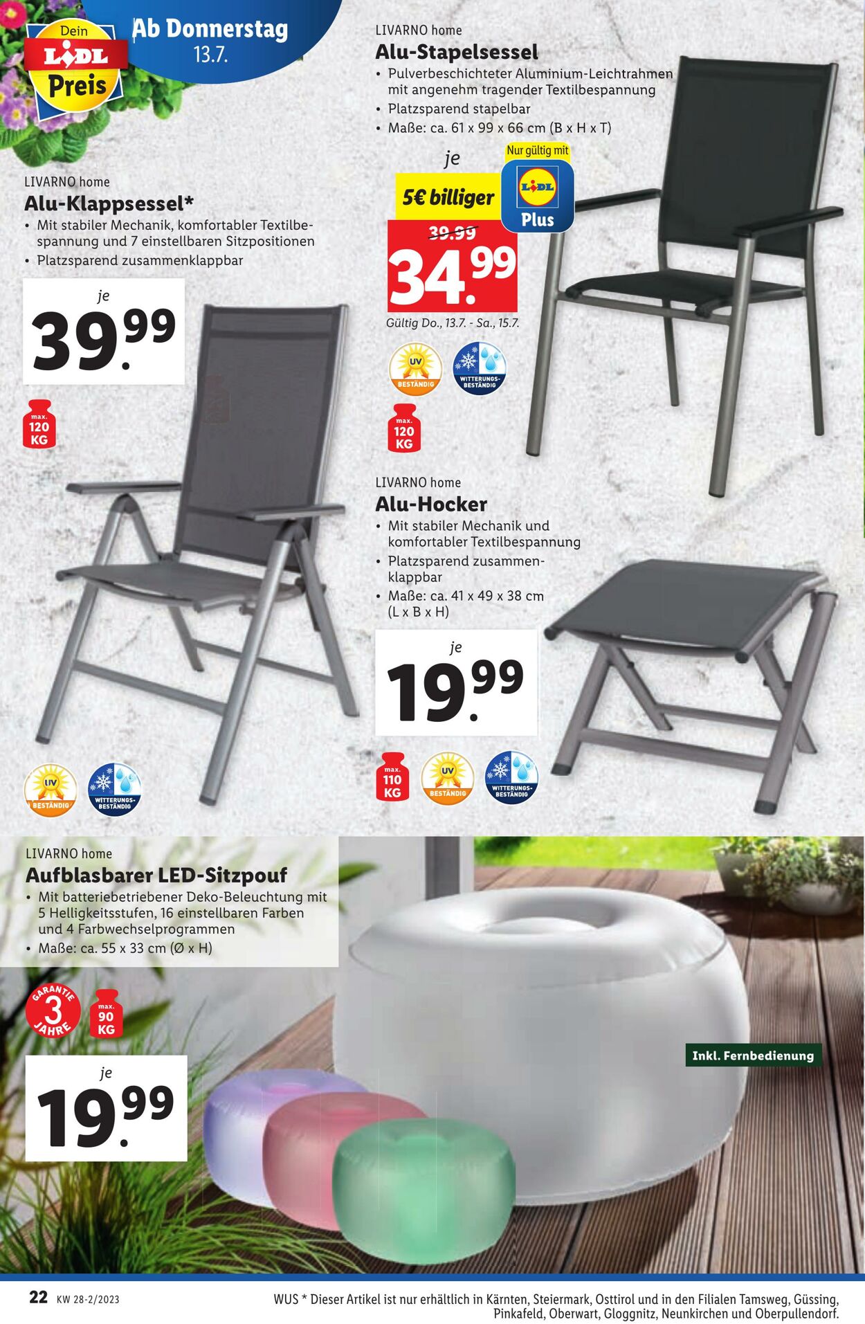 Prospekt Lidl 13.07.2023 - 15.07.2023