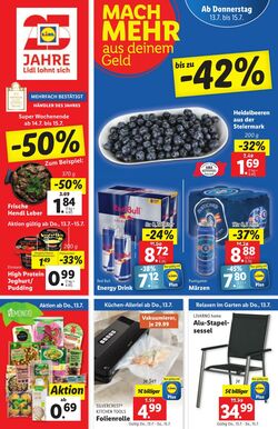 Prospekt Lidl 13.07.2023 - 15.07.2023