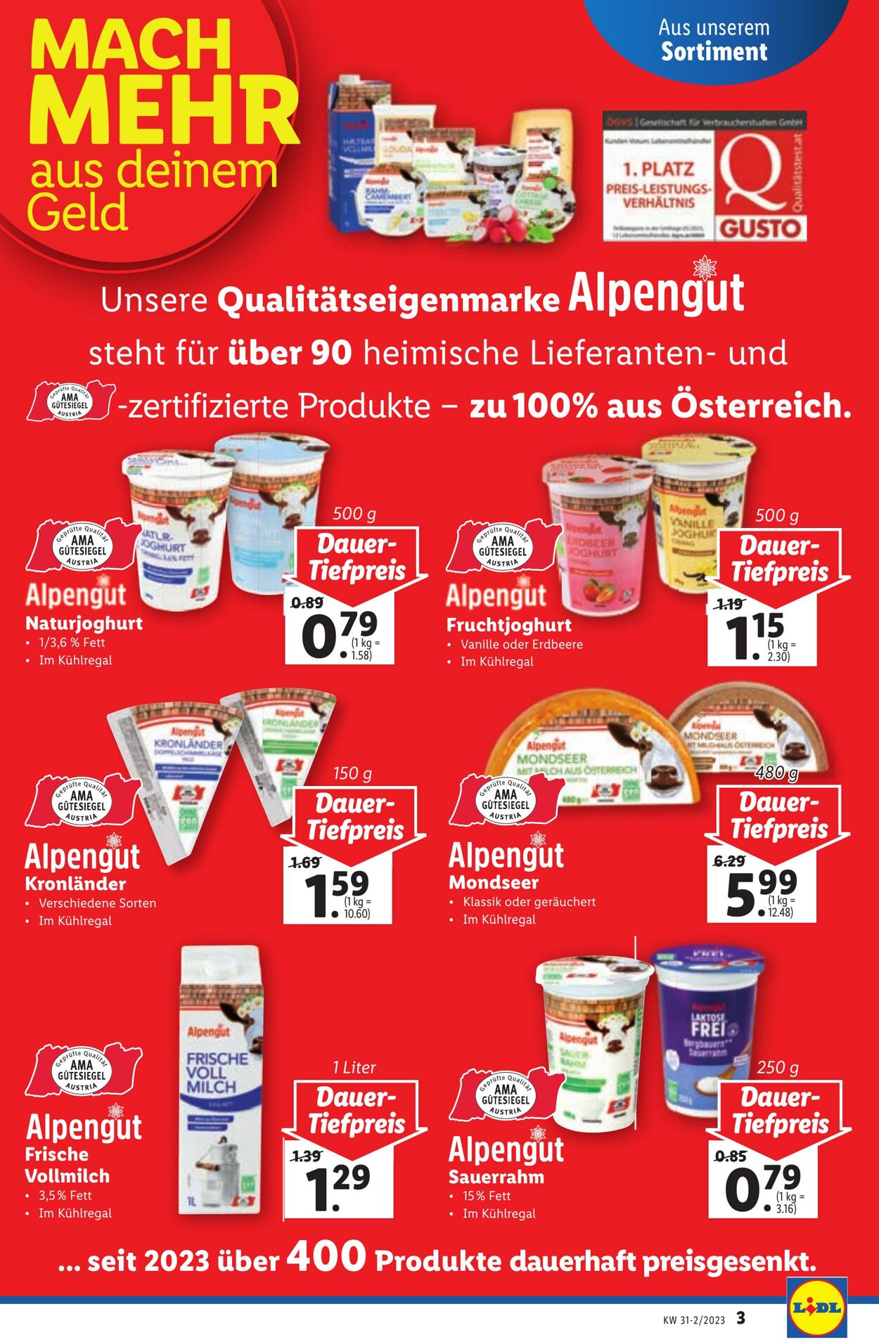 Prospekt Lidl 03.08.2023 - 05.08.2023