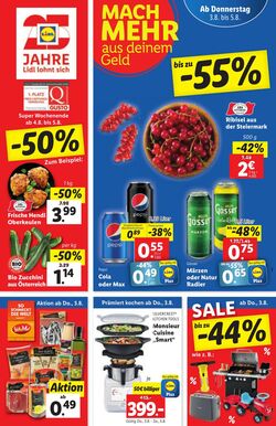 Prospekt Lidl 03.08.2023 - 05.08.2023