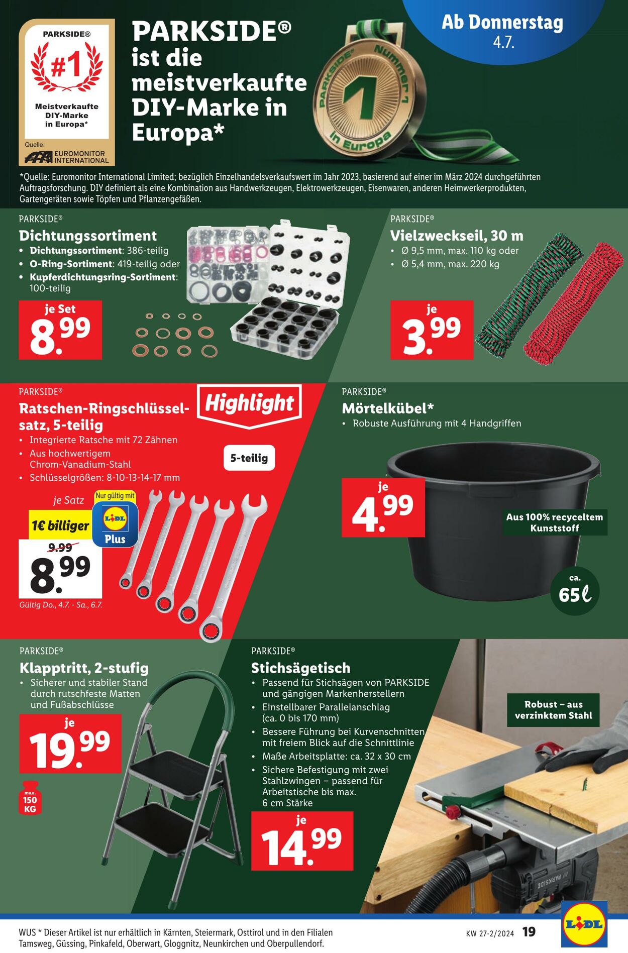 Prospekt Lidl 04.07.2024 - 10.07.2024