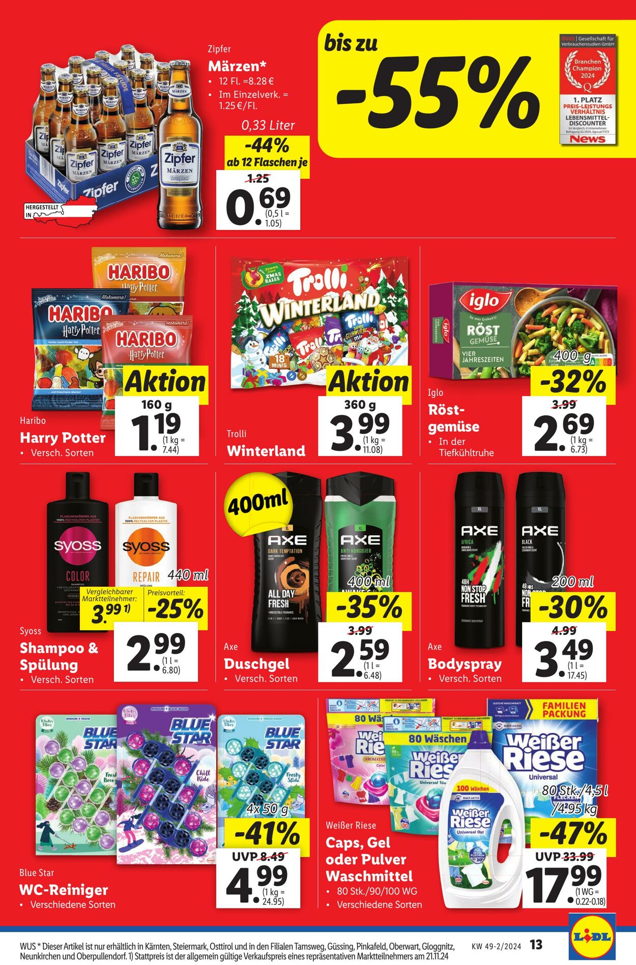 Prospekt Lidl 05.12.2024 - 11.12.2024