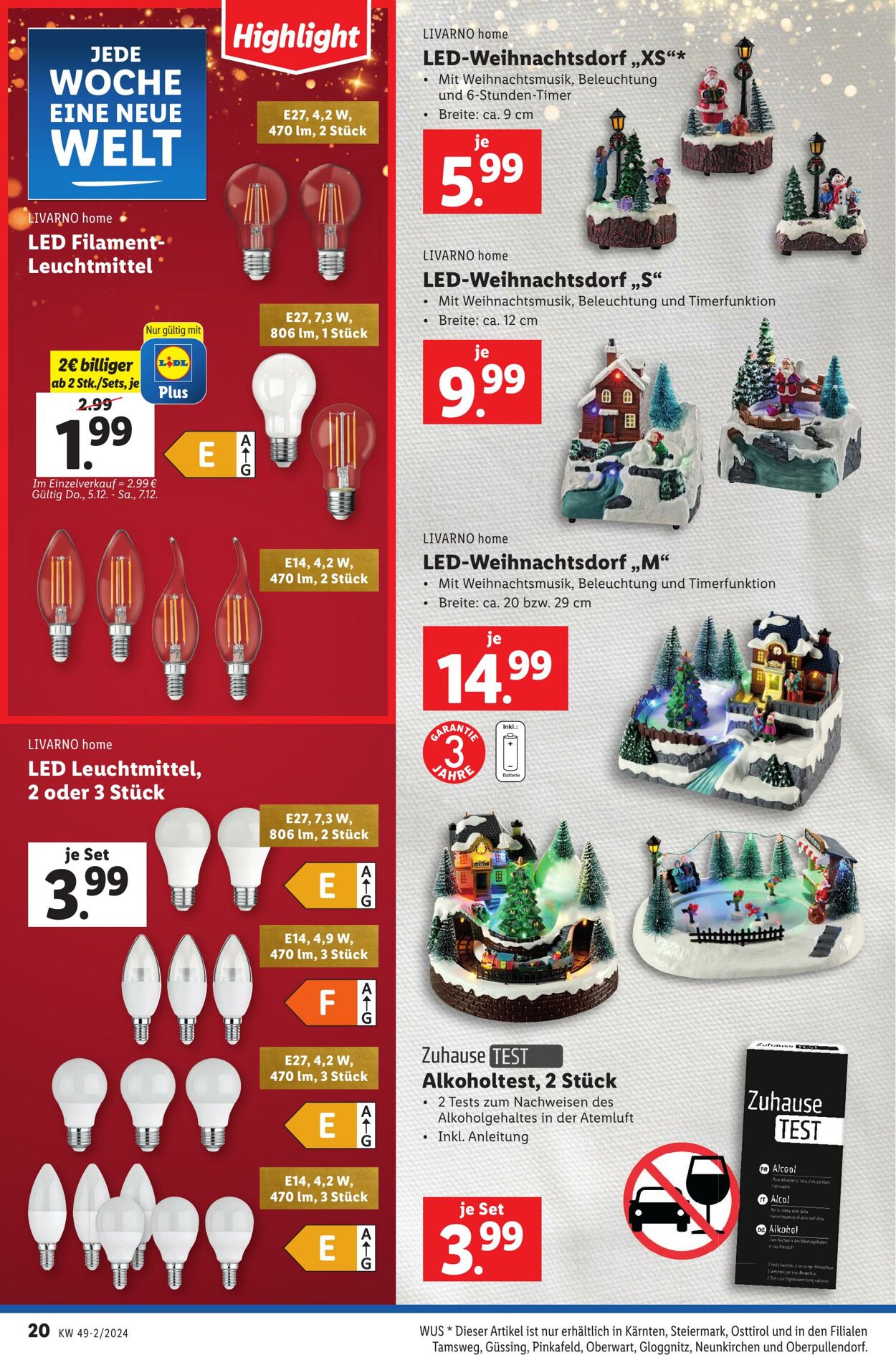 Prospekt Lidl 05.12.2024 - 11.12.2024