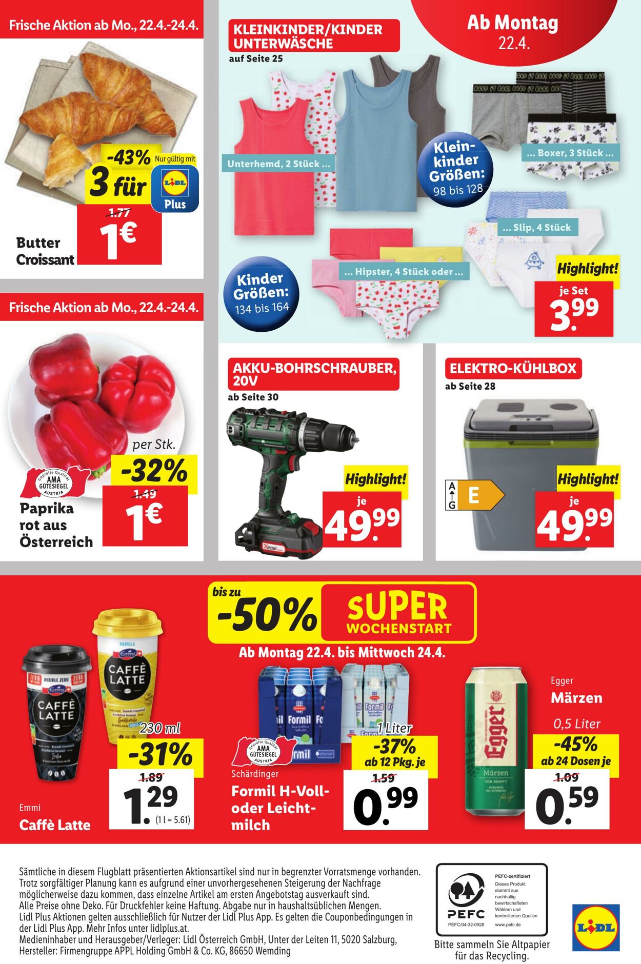 Prospekt Lidl 18.04.2024 - 24.04.2024