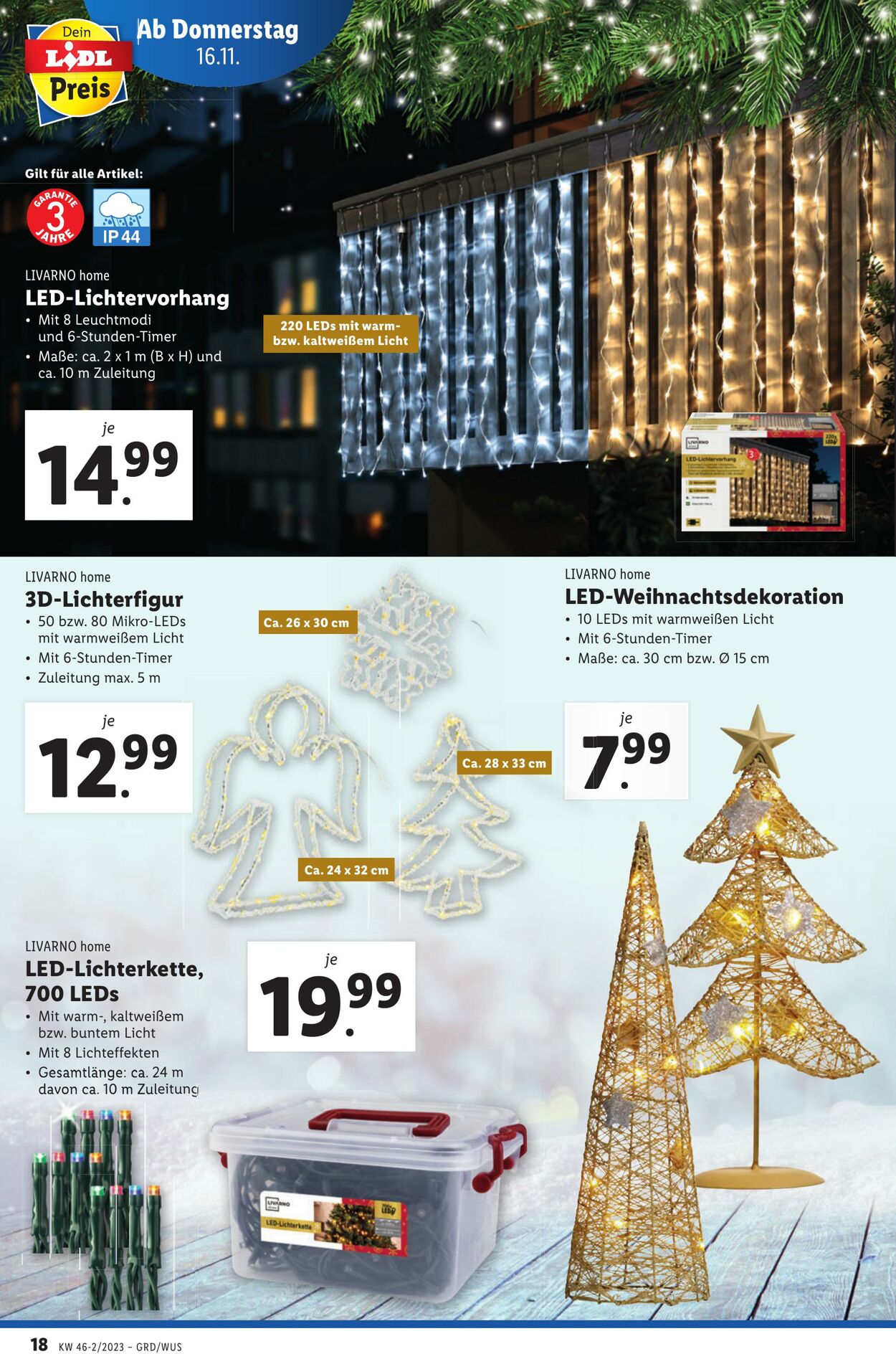 Prospekt Lidl 16.11.2023 - 18.11.2023