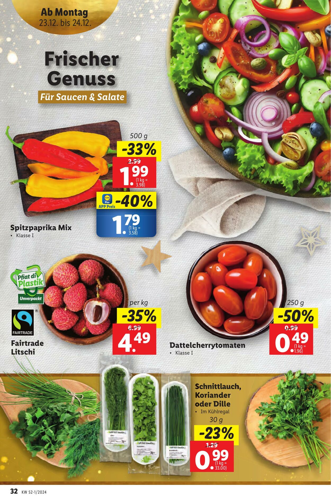 Prospekt Lidl 19.12.2024 - 24.12.2024