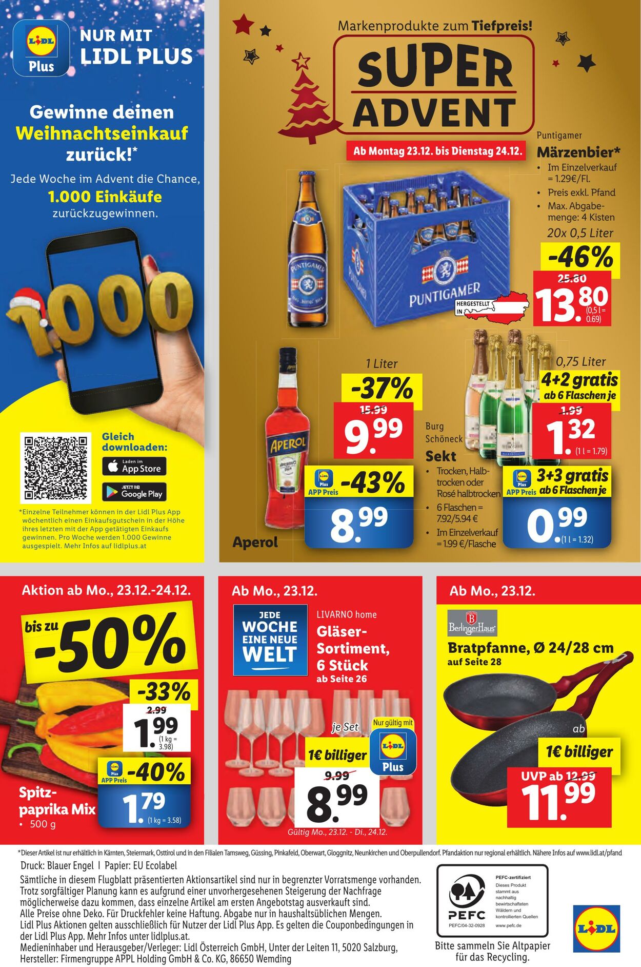 Prospekt Lidl 19.12.2024 - 24.12.2024