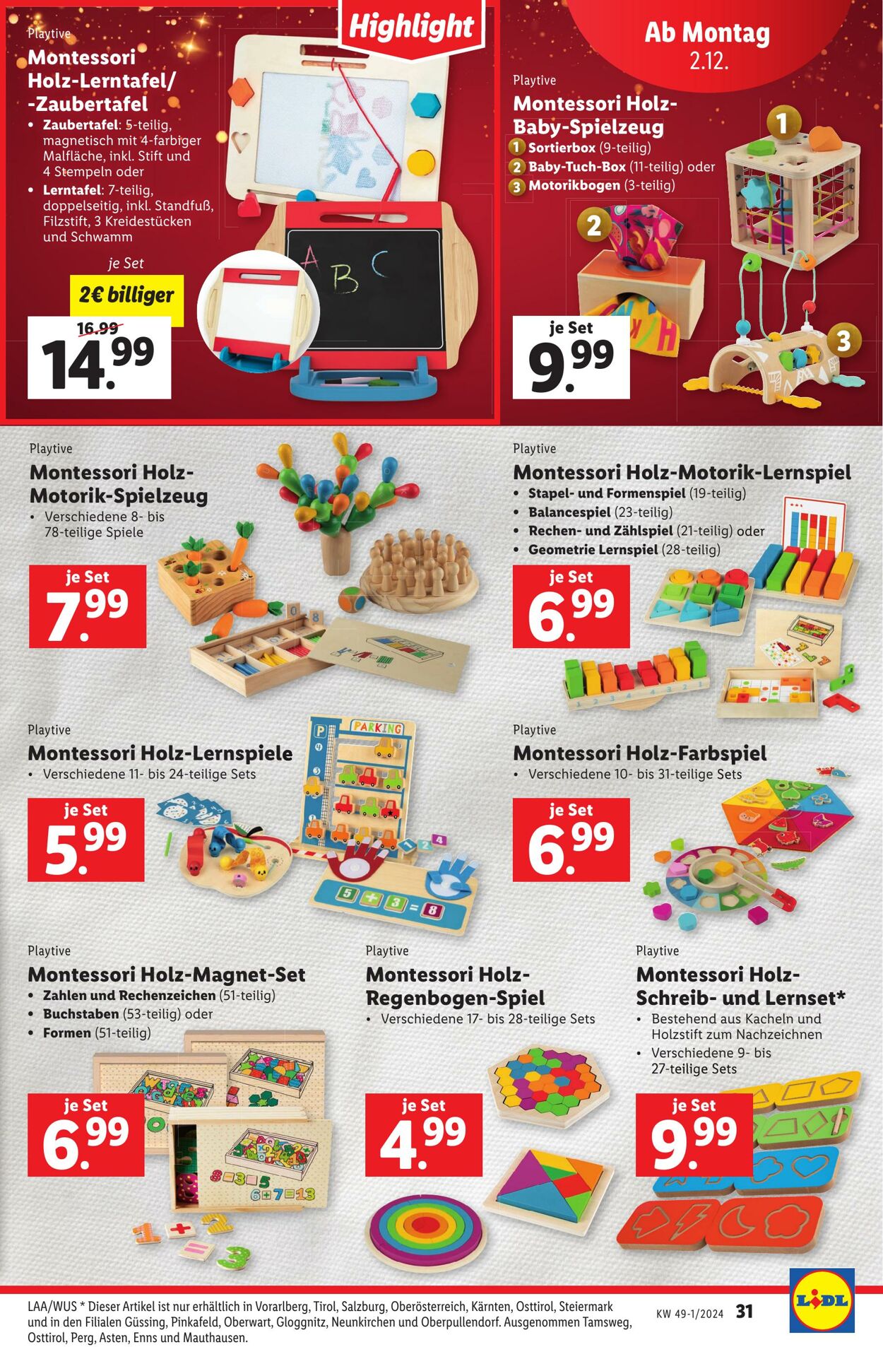 Prospekt Lidl 28.11.2024 - 04.12.2024