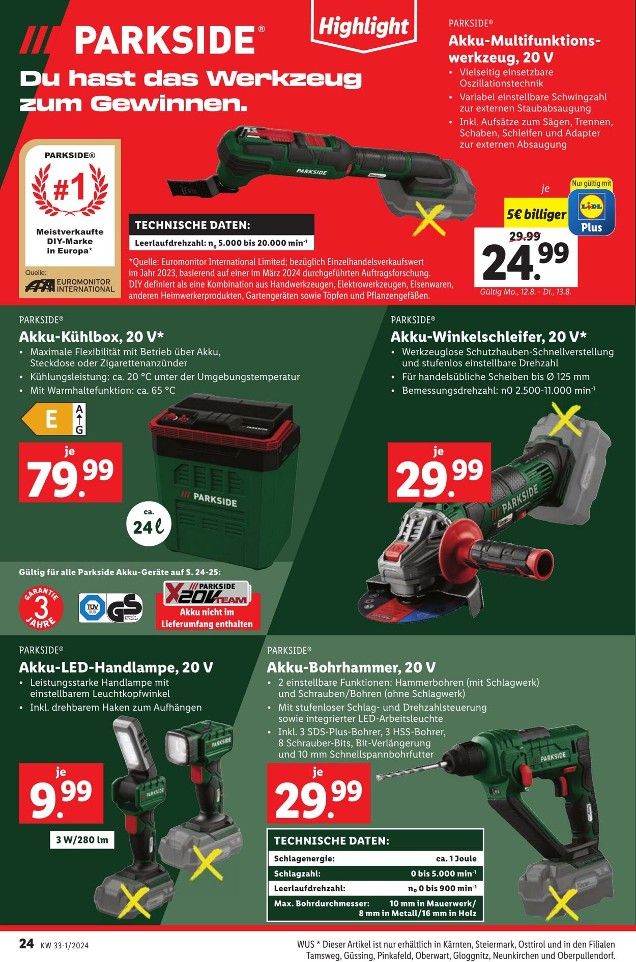 Prospekt Lidl 08.08.2024 - 14.08.2024