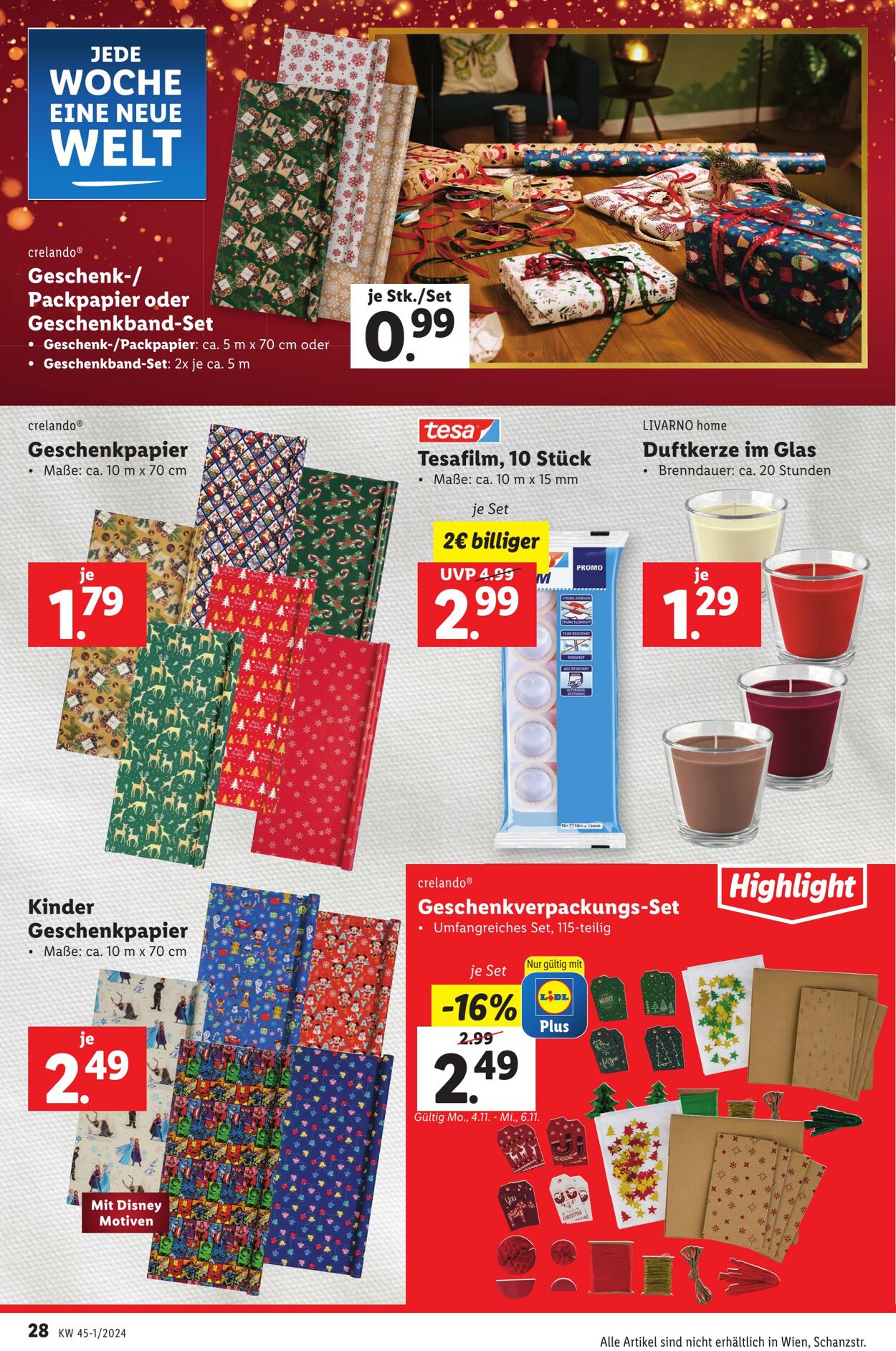 Prospekt Lidl 30.10.2024 - 06.11.2024