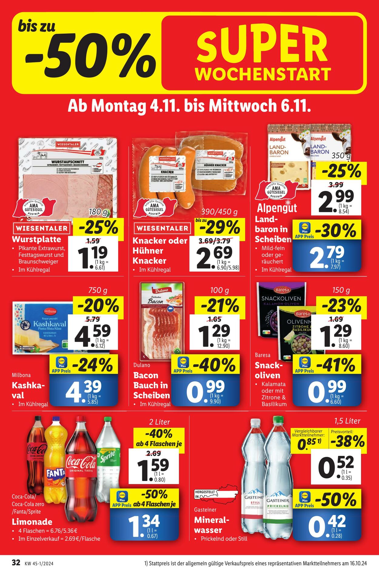 Prospekt Lidl 30.10.2024 - 06.11.2024