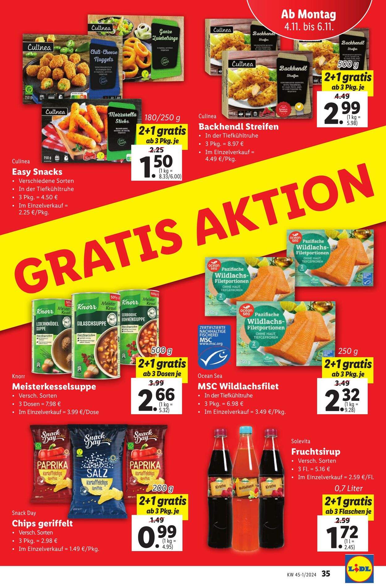 Prospekt Lidl 30.10.2024 - 06.11.2024