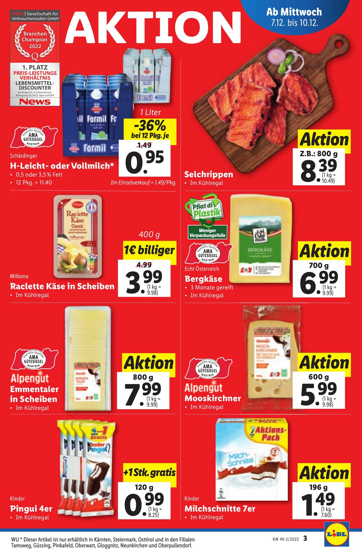 Prospekt Lidl 07.12.2022 - 14.12.2022