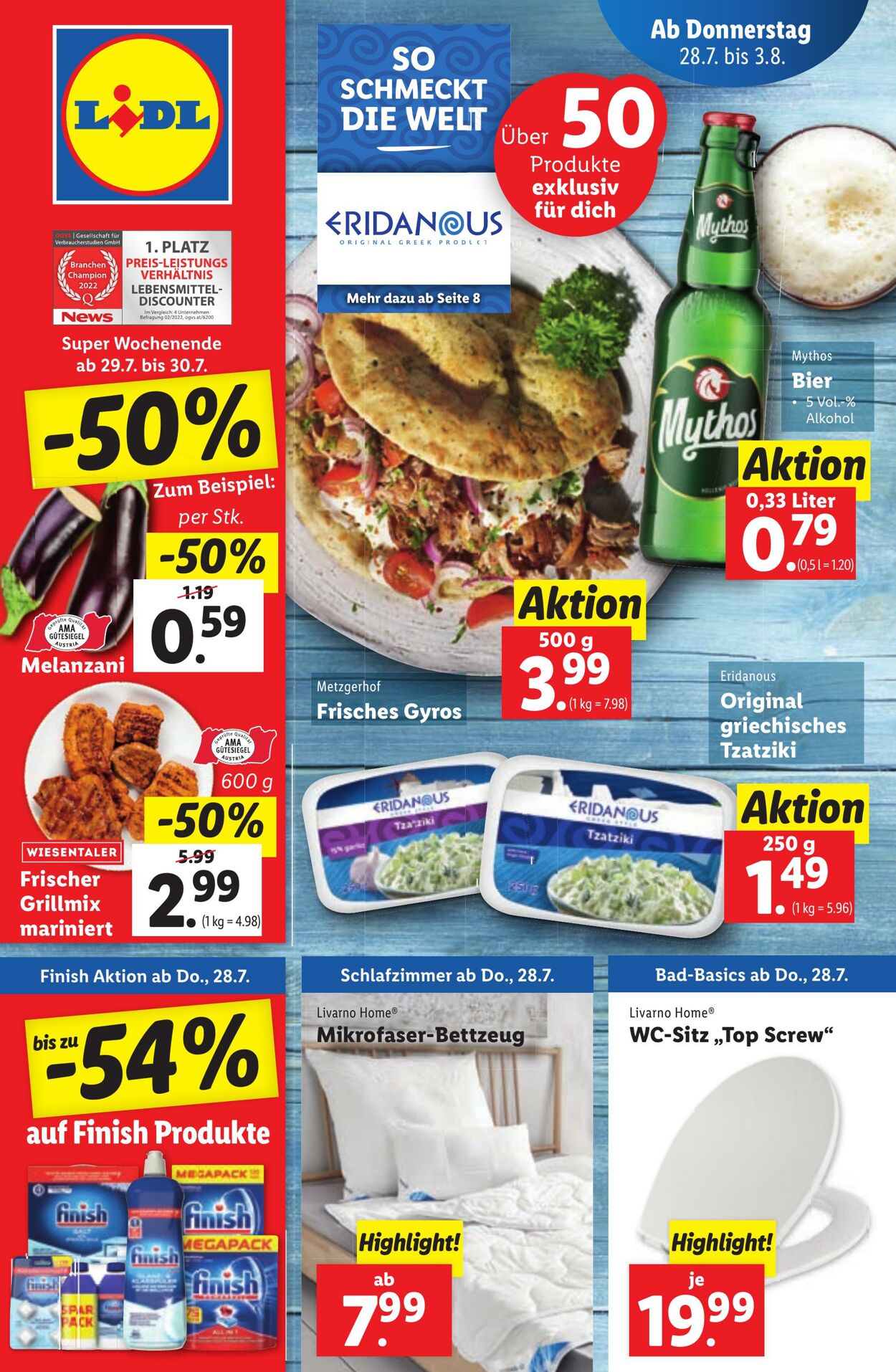 Prospekt Lidl 28.07.2022 - 03.08.2022