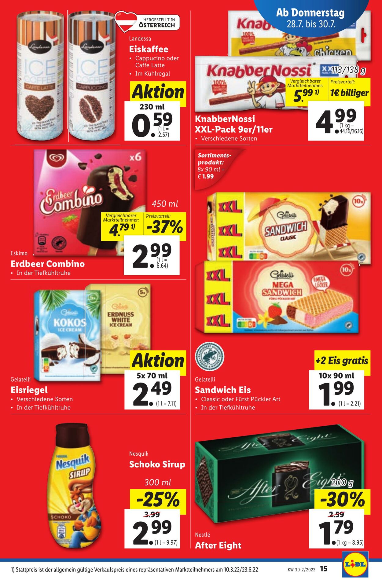 Prospekt Lidl 28.07.2022 - 03.08.2022