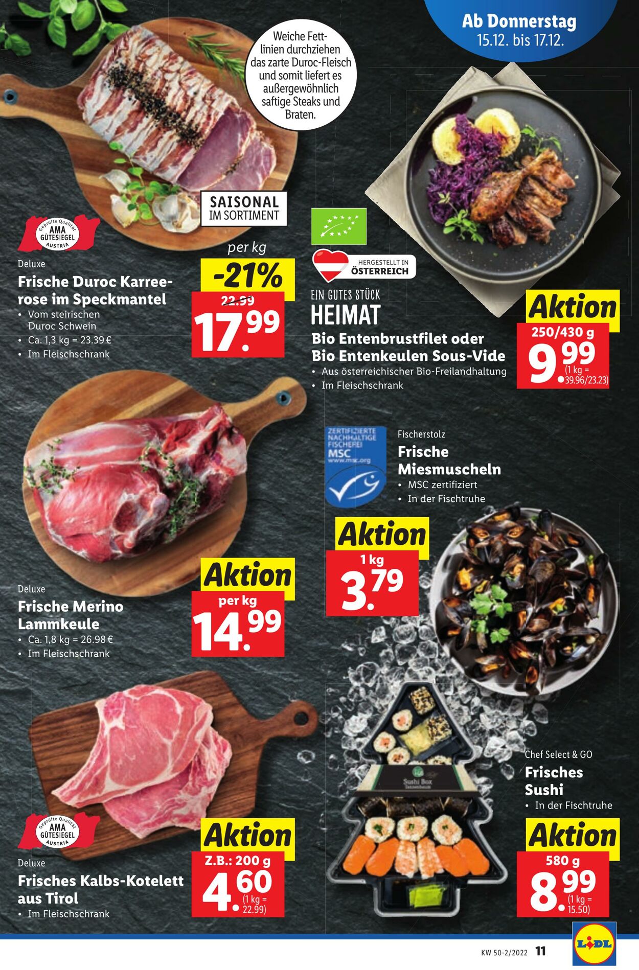 Prospekt Lidl 15.12.2022 - 21.12.2022