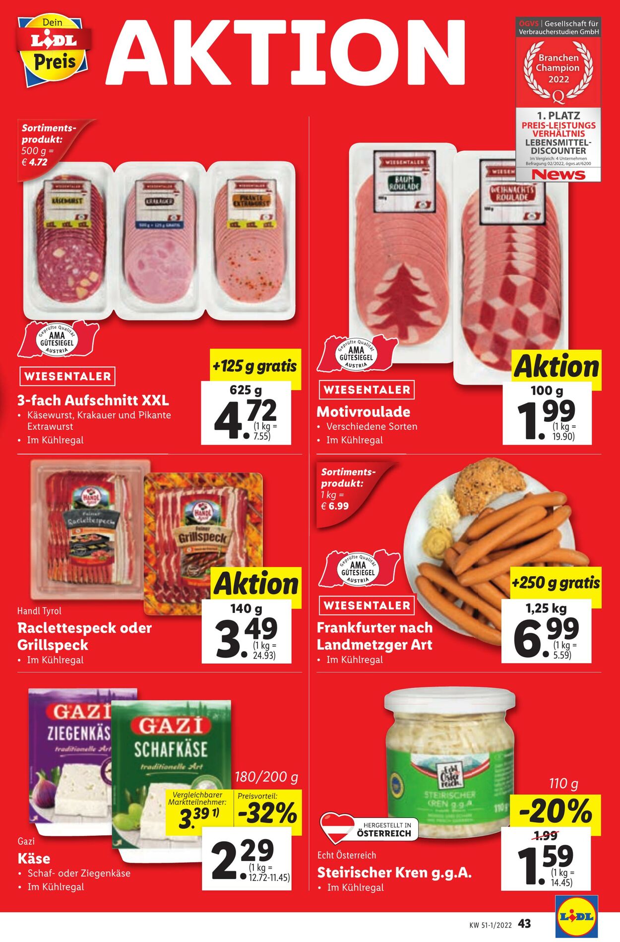 Prospekt Lidl 15.12.2022 - 21.12.2022