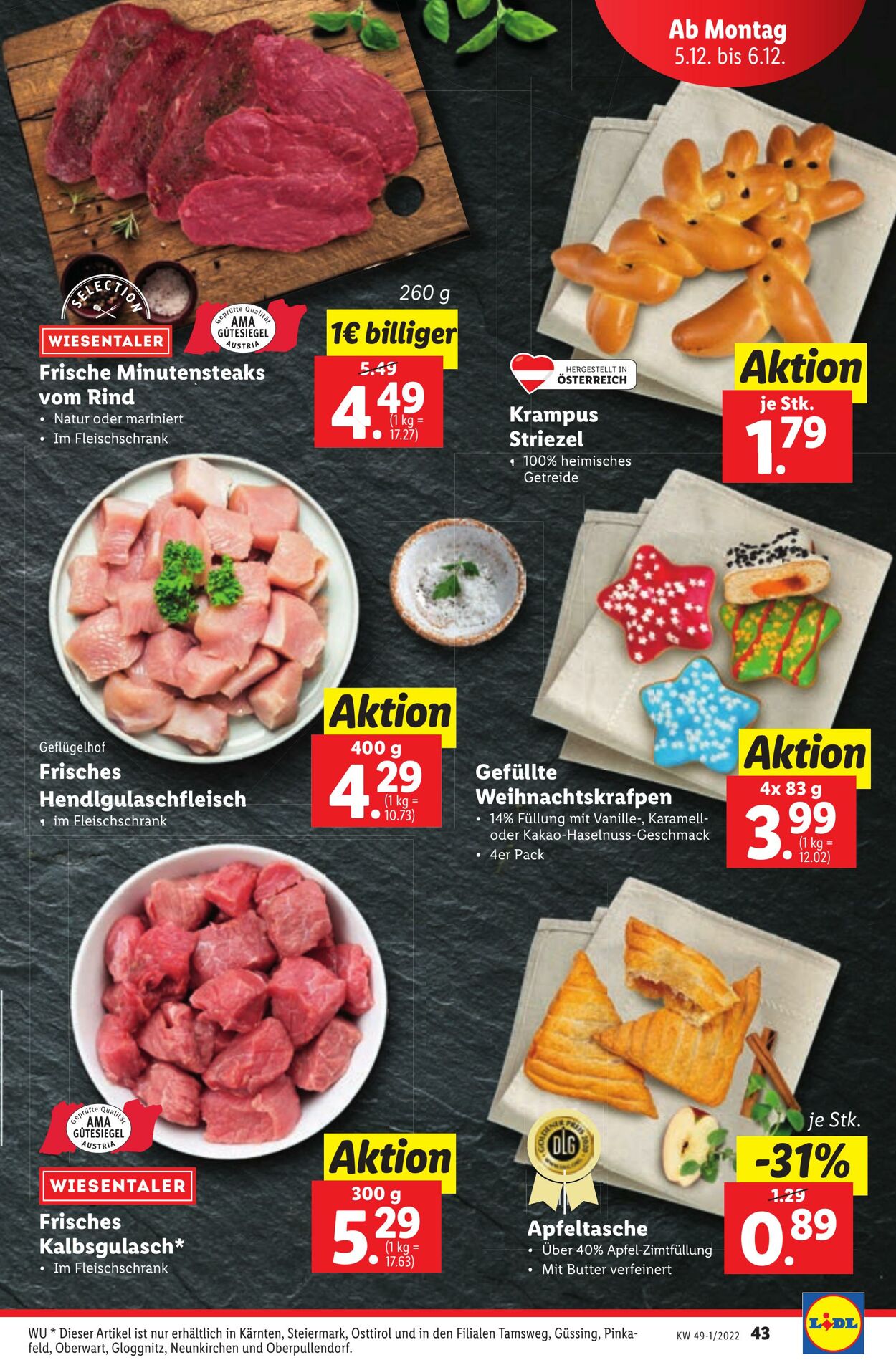 Prospekt Lidl 01.12.2022 - 06.12.2022