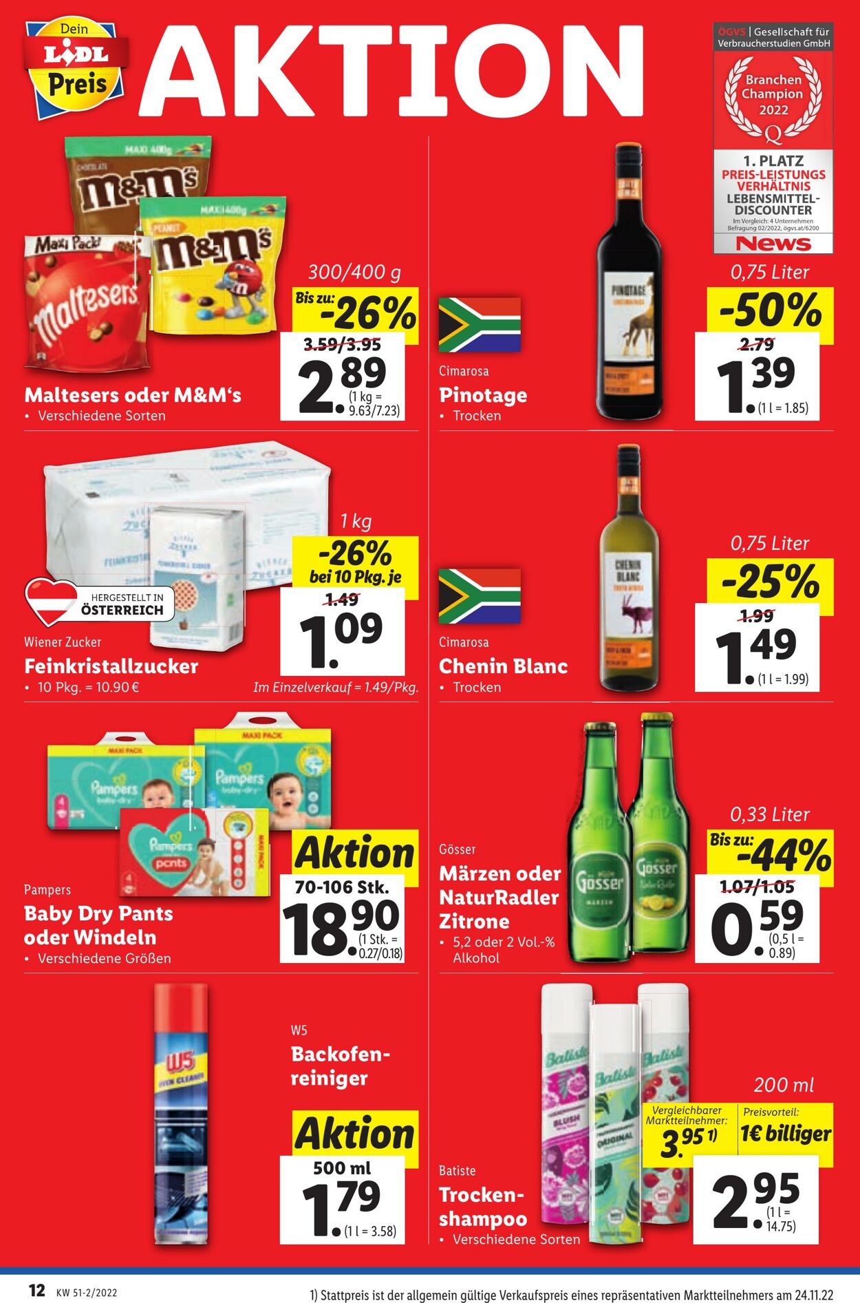 Prospekt Lidl 22.12.2022 - 28.12.2022