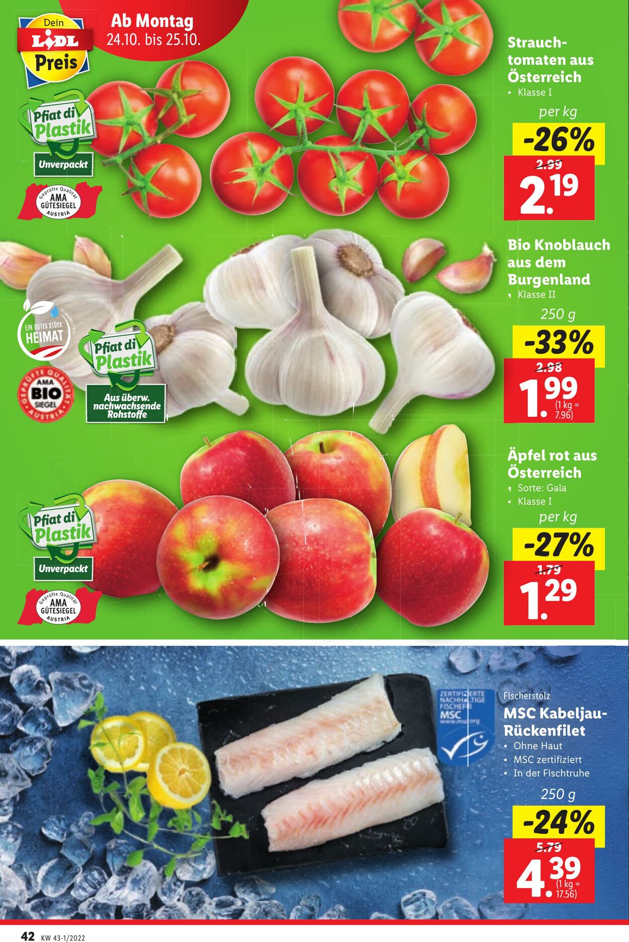 Prospekt Lidl 20.10.2022 - 25.10.2022