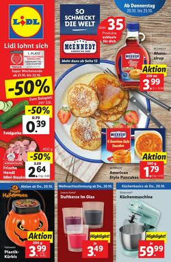 Prospekt Lidl 20.10.2022 - 25.10.2022