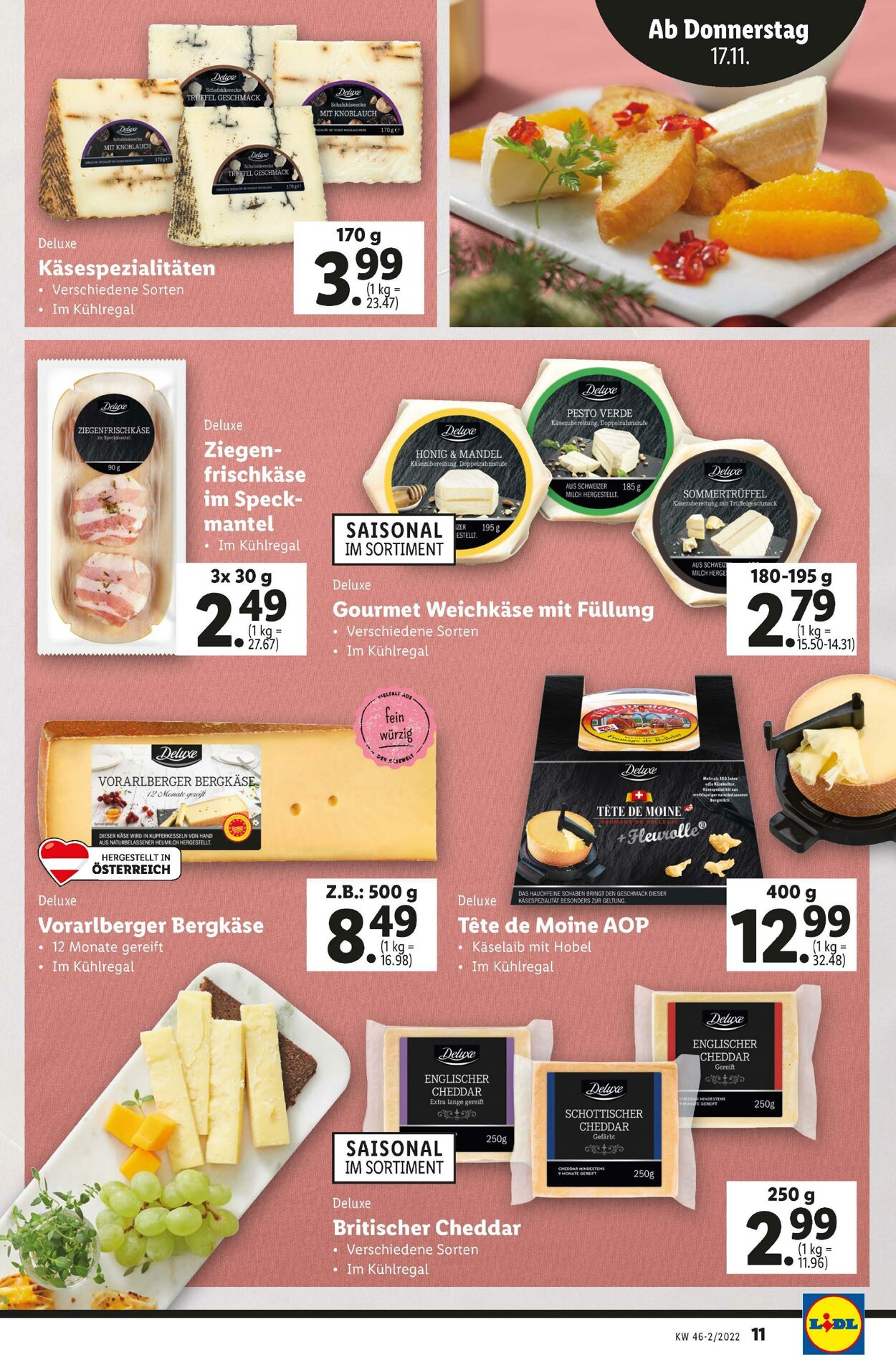 Prospekt Lidl 17.11.2022 - 23.11.2022