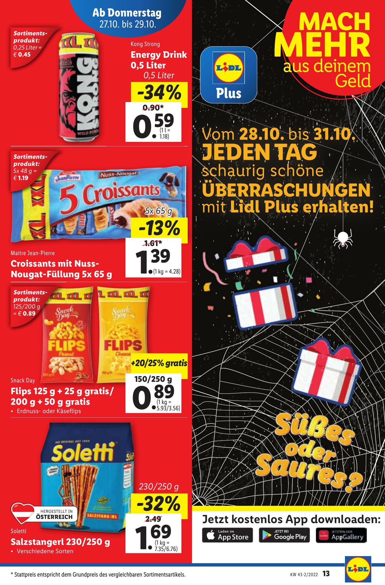 Prospekt Lidl 27.10.2022 - 02.11.2022